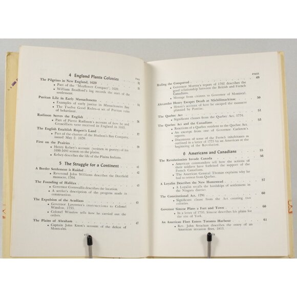 Canadian History Book, Footprints In Time, H Murray Smith, House of Grant 1962 - Picture 5 of 10